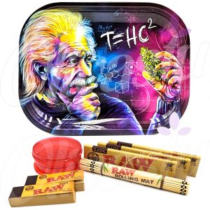 Einstein T=HC2 Metal Rolling Tray Set