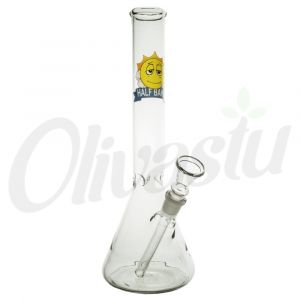 Half Baked 35cm "Always Late" Glass Beaker Ice Bong