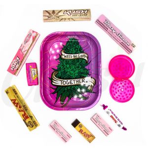 Weed Be Good Rolling Tray Set