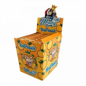 Monkey King Ice Peach King Size Papers & Tips Full Box (Smell & Touch)