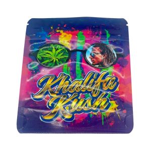 Premium Khalifa Kush Mylar Bags UK - Smell-Proof Storage Packs 3.5g