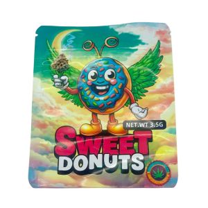 Sweet Donuts 3.5g Mylar Bags UK - Premium Zip Lock Storage Packs