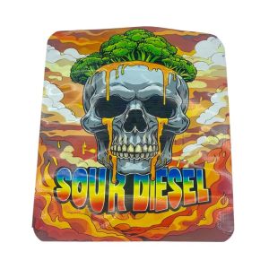 Premium Sour Diesel 3.5g Mylar Bags - Heat Sealable Storage Packs