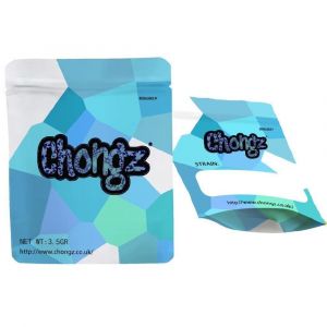 Chongz Blue 3.5g Mylar Bags