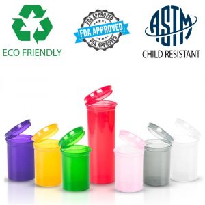 Medical Grade Pop Top Bottle Tubs - Random Colour