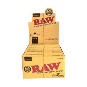 RAW Connoisseur King Size Slim Rolling Paper with Tips