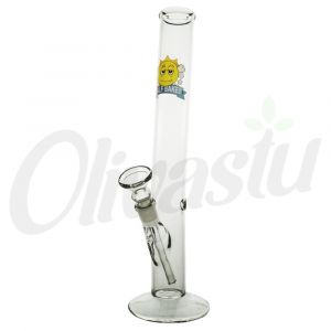 Half Baked 30cm "Rusty Nuts" Glass Lean Back Straight Bong