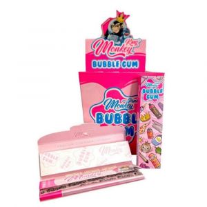 Monkey King Bubble Gum King Size Papers & Tips Full Box (Smell & Touch)