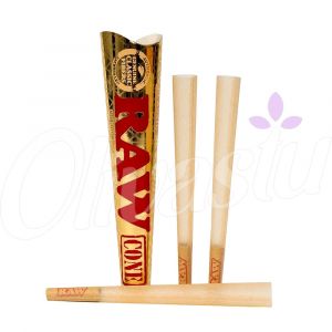 RAW Ethereal Gold King Size Cones - Pre-Rolled