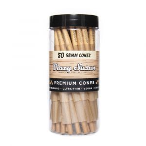 Blazy Susan Brown Pre Roll Cones Tubs - 50 Cones Per Tub