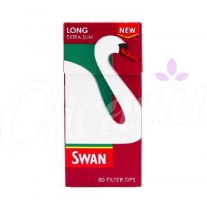 Swan Extra Slim Long Filter Tips (80 Per Box)