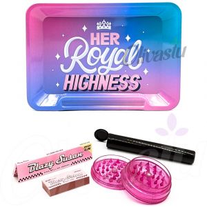 Rolling Tray with Blazy Susan Papers & Tips - Her Royal Highness