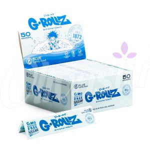 G-Rollz Lightly Dyed Blue King Size Slim Papers (Box of 50)