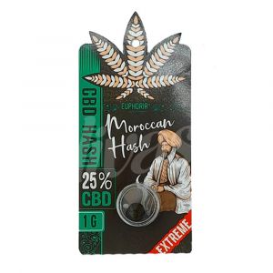 Euphoria Moroccan Hash CBD Hash (25%) - 1g