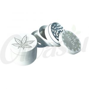 4 Part 50mm Herb Metal Grinder - Random Design
