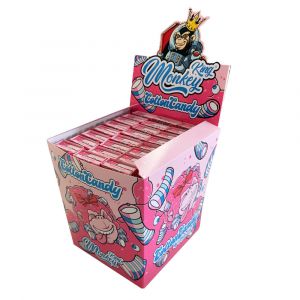 Monkey King Cotton Candy King Size Papers & Tips Full Box (Touch & Smell)