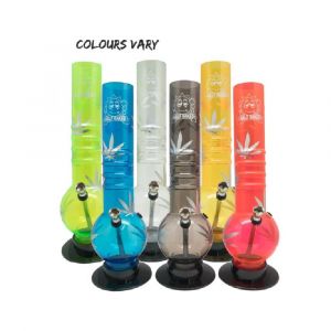 Half Baked 30cm "Weekend Warrior" Lean Back Acrylic Bong