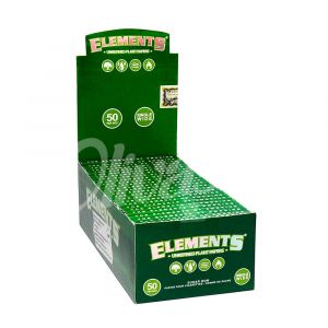 Elements Green Single Wide Rolling Papers