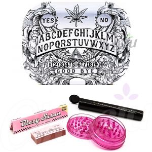 Rolling Tray Set with Blazy Susan Papers & Tips - Spirits