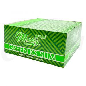 Monkey King Green King Size Slim Papers Full Box