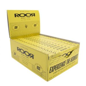 Roor CBD Gum Rice Hemp Ultra Thin Slim Rolling Papers & Tips