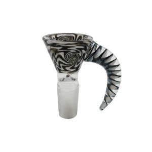 Chongz 'Talon' Black & White Glass Bowl
