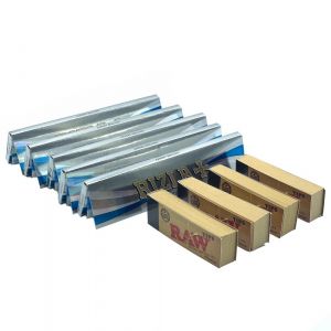 5 x Rizla Micron King Size Slim Rolling Papers + 4 x Raw Filter Tips