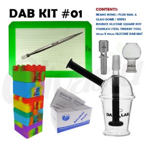 Bounce! Dab Lab Genie Bong Gift Set Kit - 6 Items