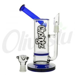 Chongz "Vapor Trail" 22cm Percolator 2 System Glass Bong & Oil Rig