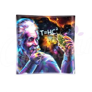 Einstein Glass Ashtray - T=HC2 Black Hole