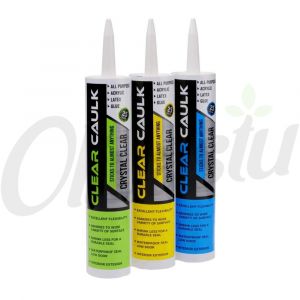 Clear Caulk Stash Tube with Secret Key