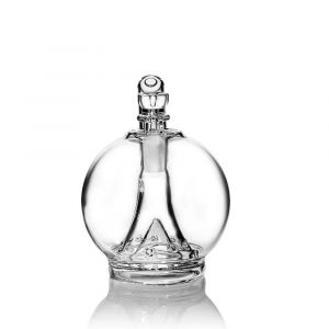 Grav Globe Bubbler Bong/Dab Rig - Clear