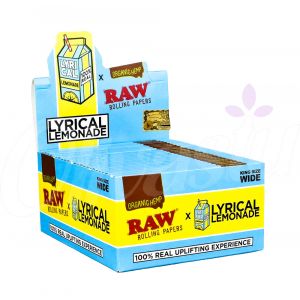 RAW Lyrical Lemonade Flavour King Size Wide Rolling Papers (Box of 50)