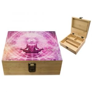Chongz Bamboo "Meditate" Wooden Box