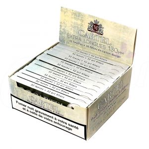Cartel Long 130mm King Size Slim Papers + ART Tips (Box of 24)