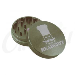 Headchef Anodized 55mm 2 Piece Metal Herb Grinder