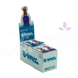 G-Rollz Wide Blue Filter Tips - Pets Rock 2 Rap (Box of 24)