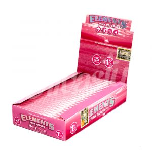 Elements Pink 1 1/4" Rolling Papers - (Box 24)