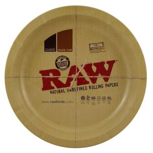 RAW Round Metal Rolling Tray