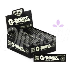 G-Rollz Organic Medicago Sativa King Size Slim Papers (Box of 50)
