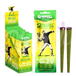 G-Rollz Lemon Haze Hemp Blunt Wraps - 2 Pack