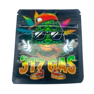 317 Gas 3.5g Mylar Bags UK - Premium Tobacco & Herb Storage Packs