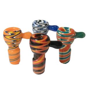 Twister Storm Glass Cone Bowl Random Colours