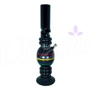 Kiick As Acrylic Bong with Ice Pinch - Trinity - Random Print Design - 40cm