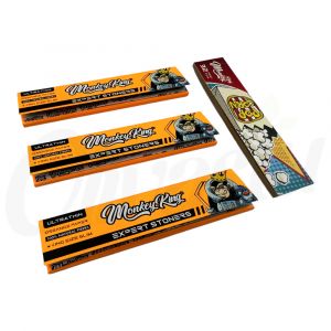 3 Orange Monkey King Ultra Thin King Size + 1 Double Tips Slim