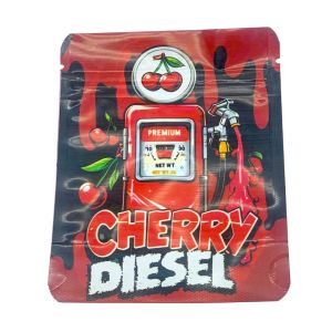 Cherry Diesel 3.5g Mylar Bags UK - Premium Zip Lock Heat Seal Packs