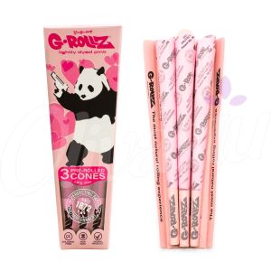 G-Rollz Pink Pre Rolled Cones - Panda Gunnin