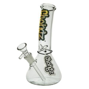 Chongz 22cm “Lean Dean” Clear Lean Back Ice Bong