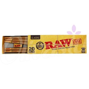 RAW Classic King Size Pre Rolled Cones - 20 Pack