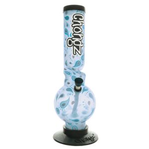 CHONGZ 30cm Acrylic Paisley Park Bubble Ice Twist Bong - Premium Ice Pipes UK
